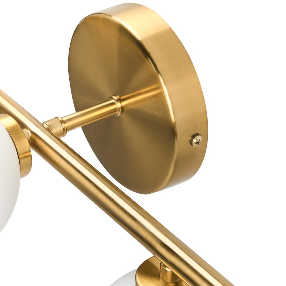 Lampa ścienna MINOTOS Złoty Metal