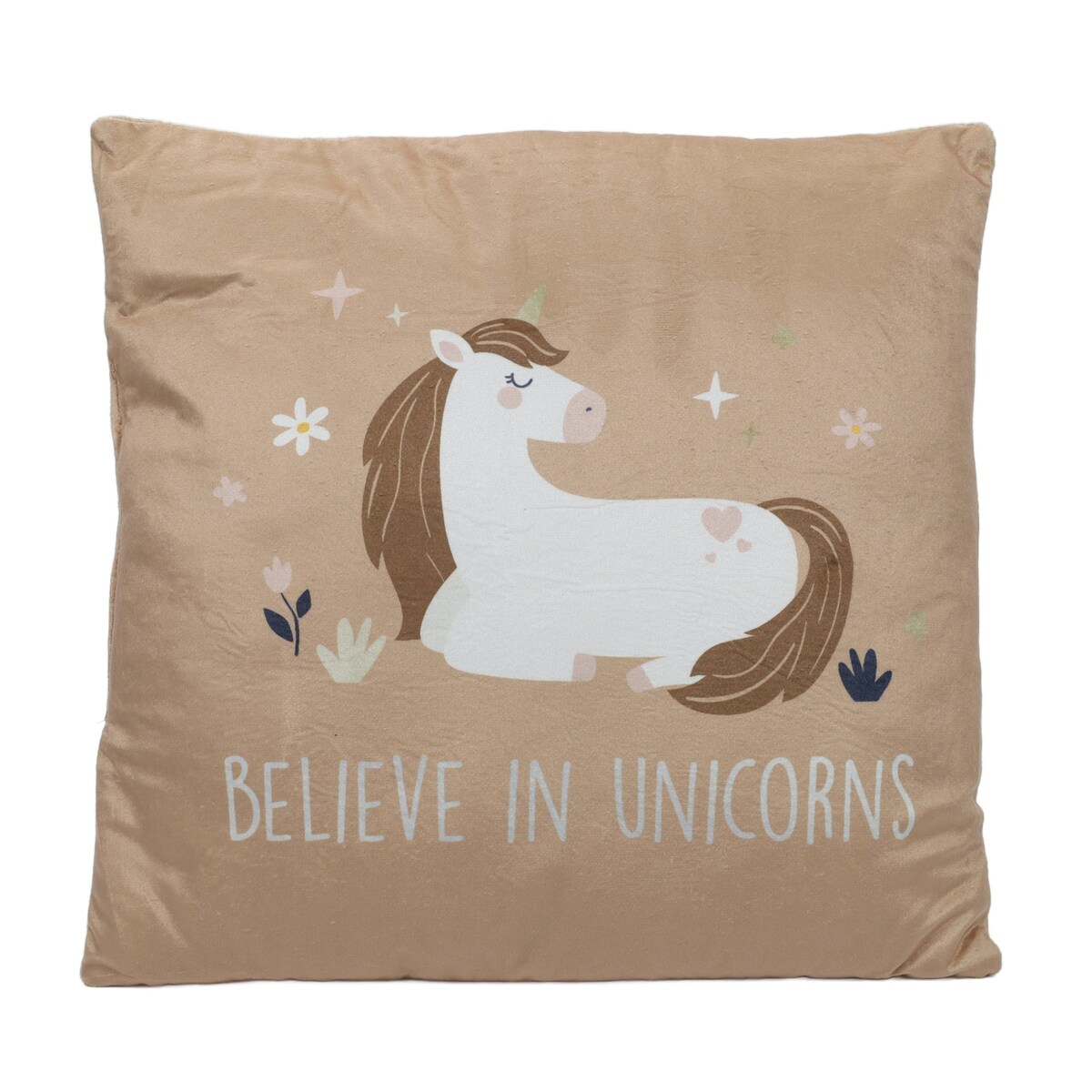 Poduszka dekoracyjna z jednorożcem, 40 x 40 cm