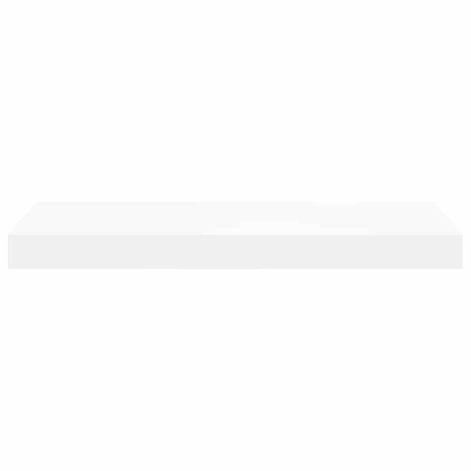 vidaXL Półki ścienne, 4 szt., białe, 50x23x3,8 cm, MDF