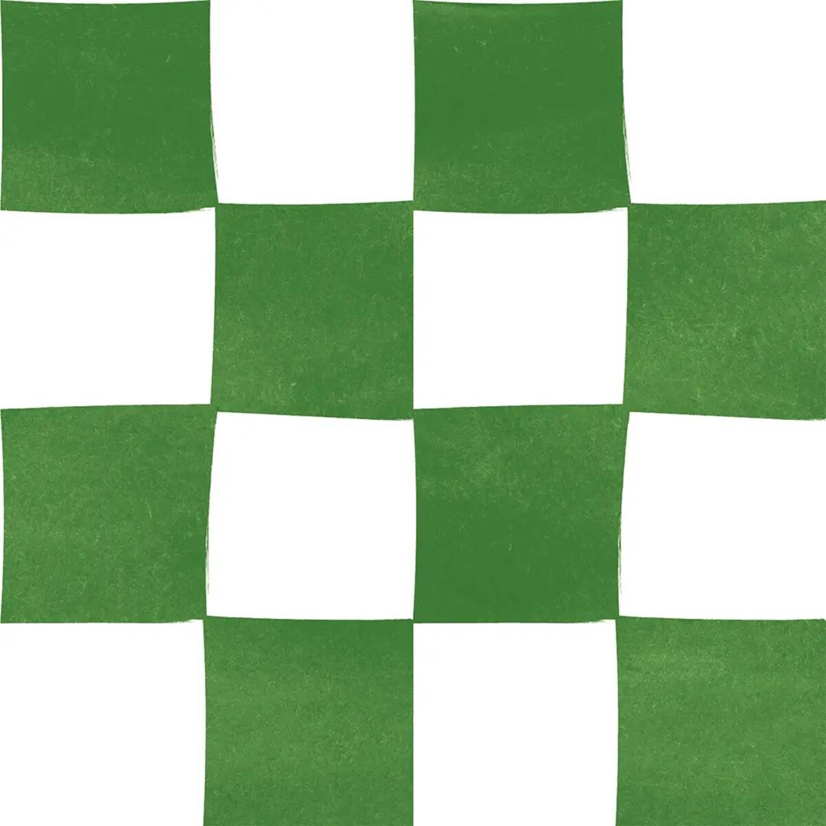 Lniany ręcznik kuchenny - zielona krata