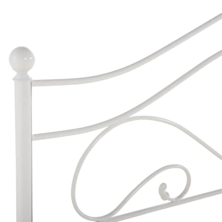 Łóżko Metal LYRA 180 x 200 cm Biały