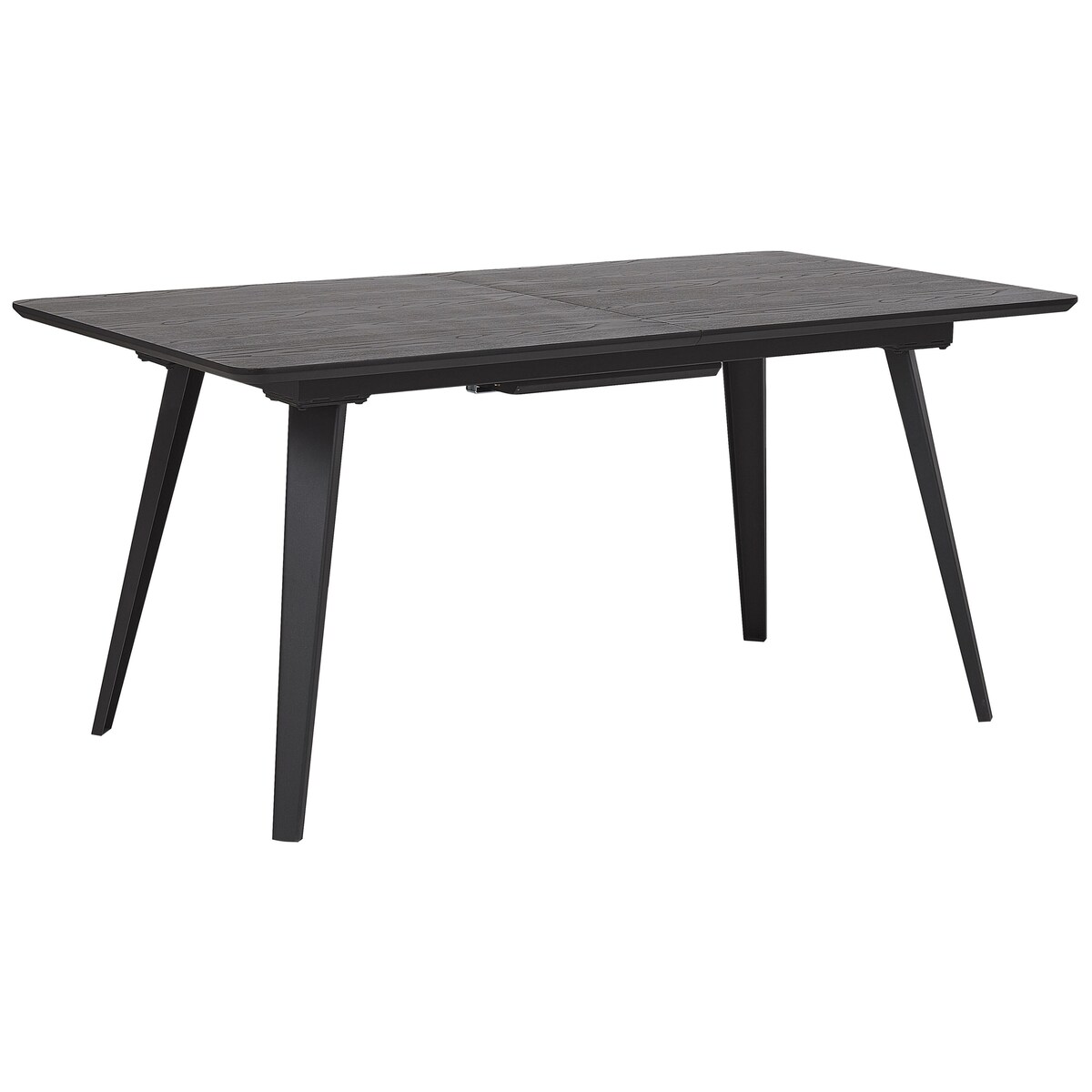 Stół do jadalni rozkładany IRVINGTON Czarny 160/200 cm 90 cm