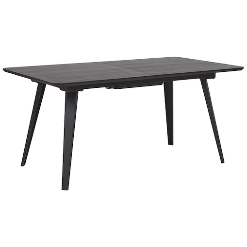 Stół do jadalni rozkładany IRVINGTON Czarny 160/200 cm 90 cm