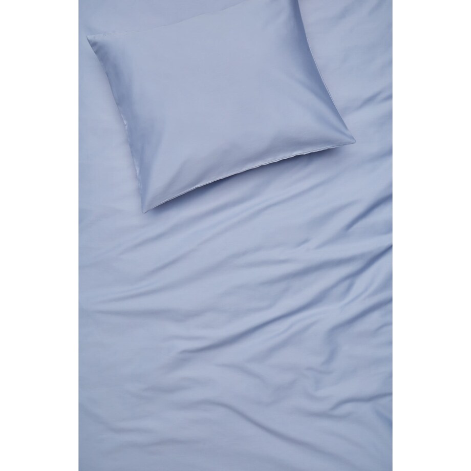 Poszewka satynowa ice blue 50 x 60 cm