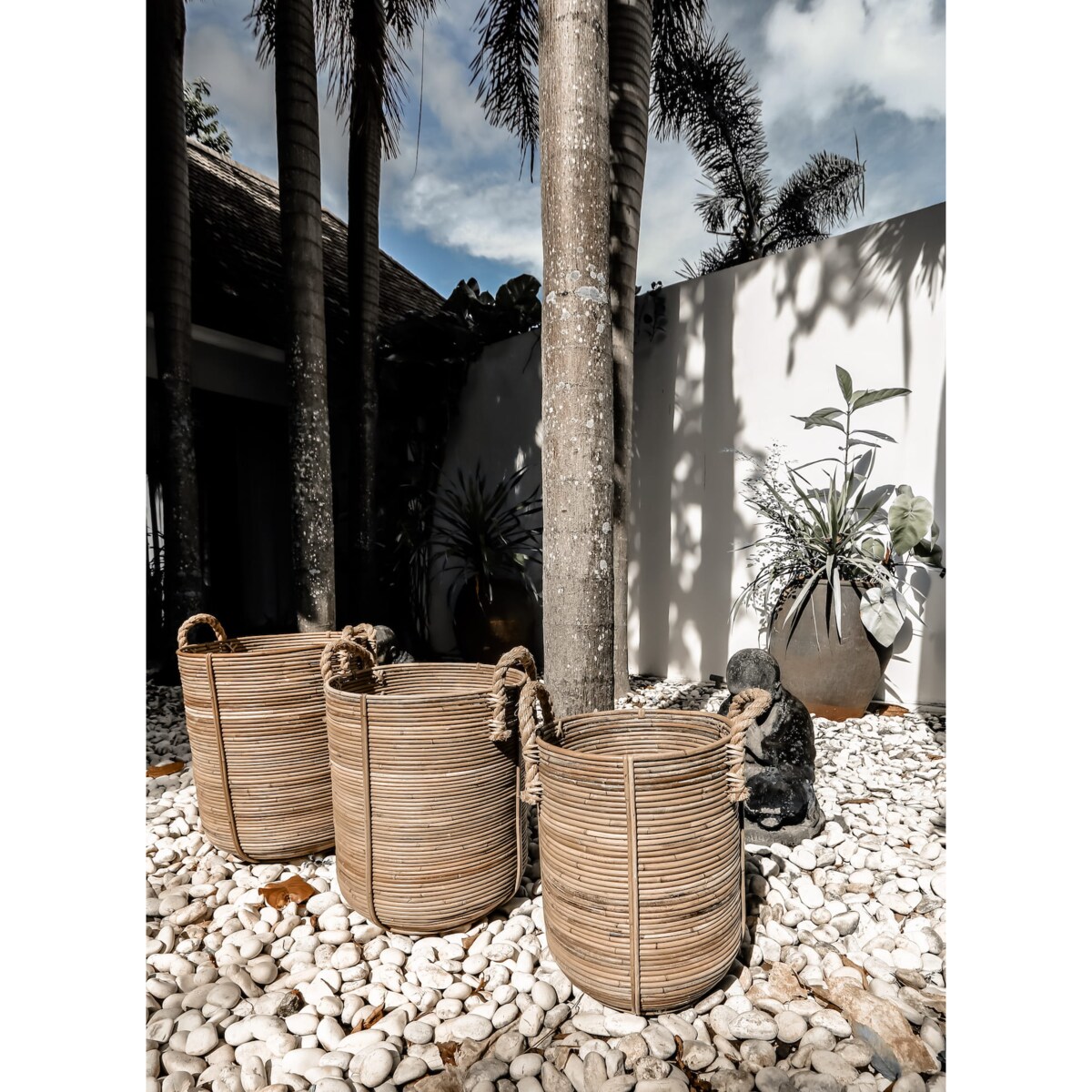 RATTANOWY KOSZ AZURE L