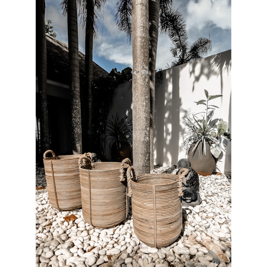 RATTANOWY KOSZ AZURE L