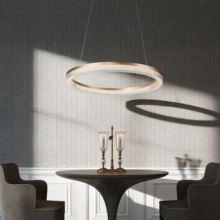 Lampa sufitowa wisząca Light Prestige Midway złoty LED CCT 3000, 4000, 6000 (regulowana) 1 szt.