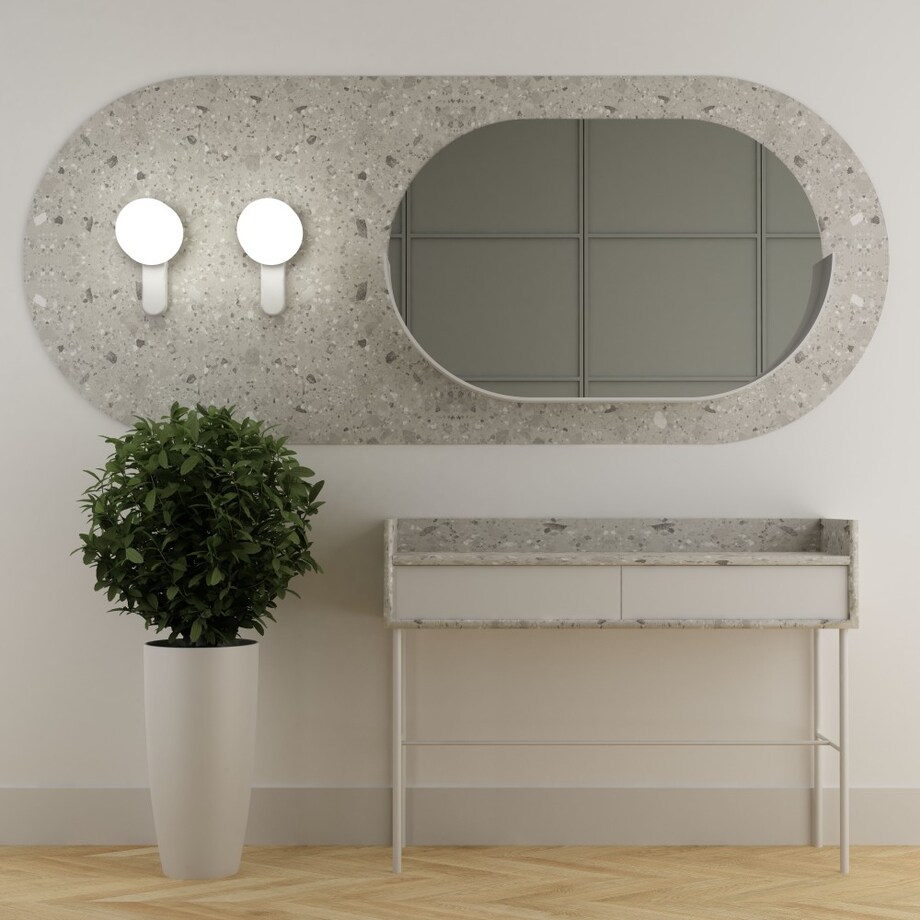 KUUL D biała lampa ścienna / kinkiet