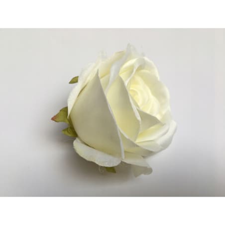 SZTUCZNE KWIATY róża biała na stroik kompozycję bukiet święto pomnik duża