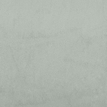 vidaXL Fotel bujany, jasnoszary, tapicerowany aksamitem