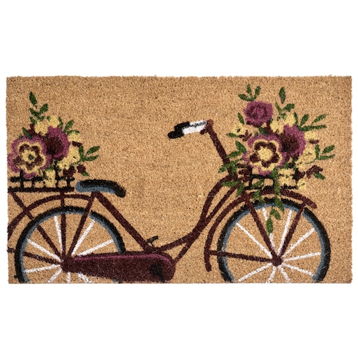 Wycieraczka AVAK Naturalny 45 x 75 cm Rower Włókno kokosowe