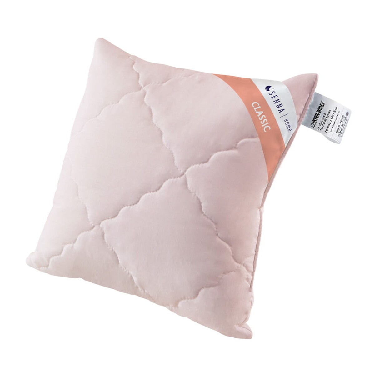 Poduszka 40x40 CLASSIC COMFORT Różowa