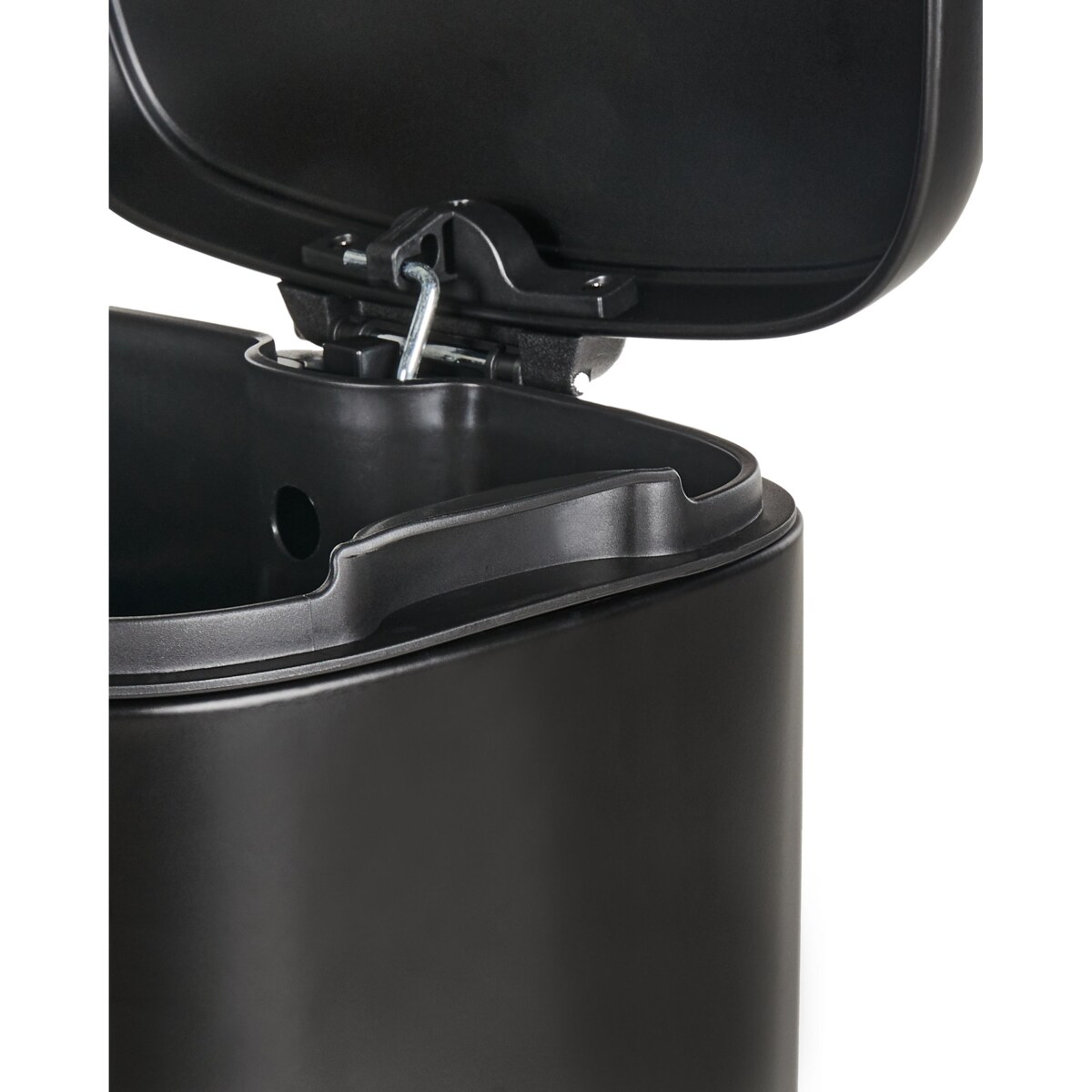 Kosz na śmieci z pedałem 30 L ECOCOLLECT Metal Czarny