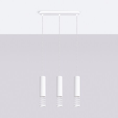 Lampa wisząca LAMI 3L biały