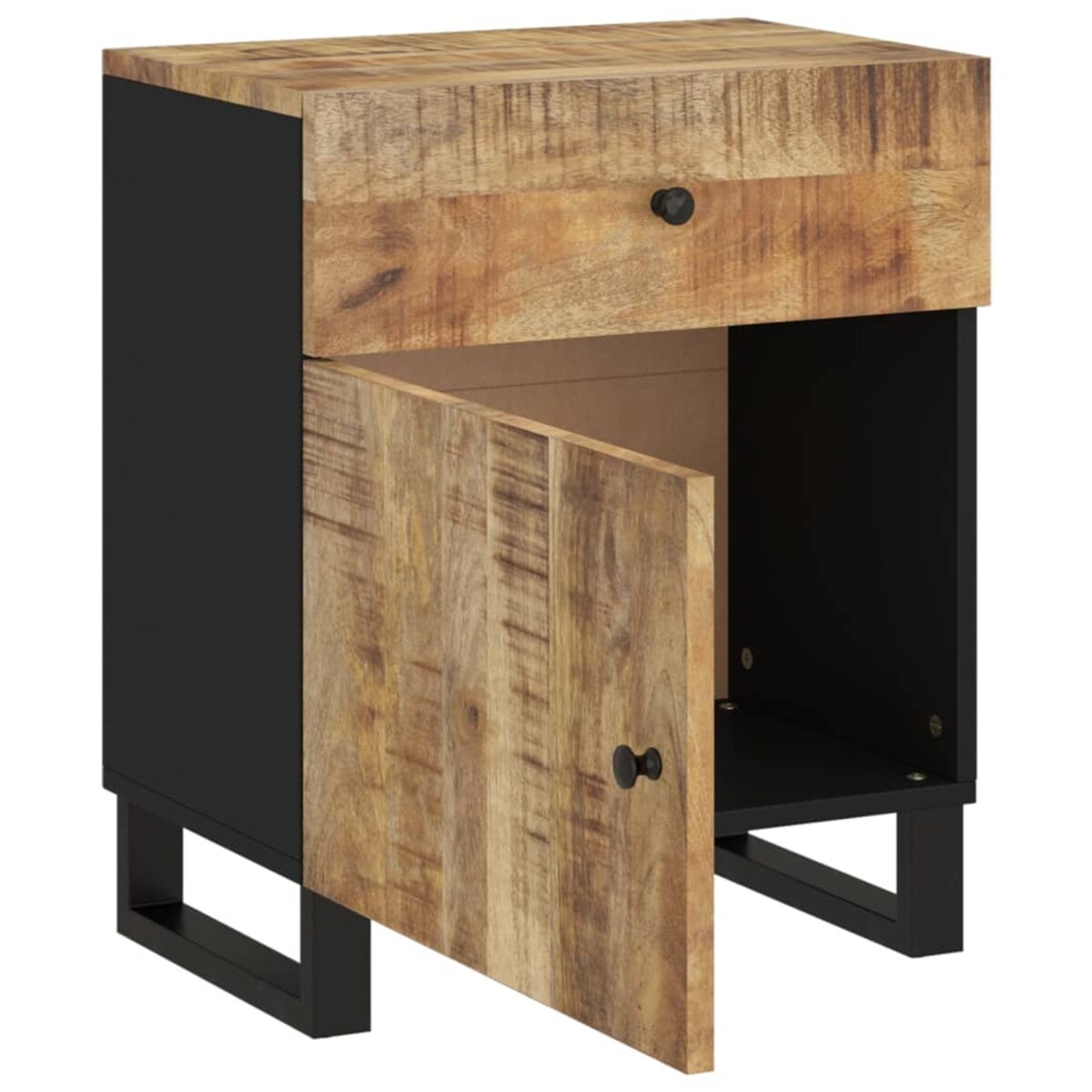 vidaXL Szafka nocna, 50x33x60 cm, lite drewno mango