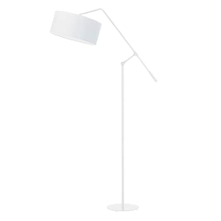Lampa stojąca podłogowa przegubowa regulowana z abażurem walec AVADO