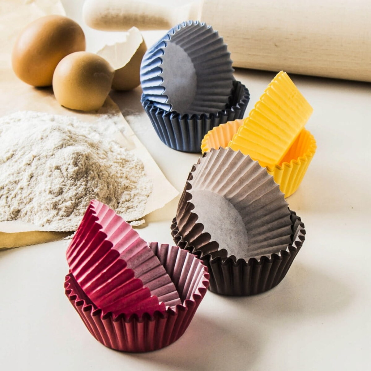 Foremki do Babek Papilotki Foremki do muffinek Babeczek 100 szt Papierowe