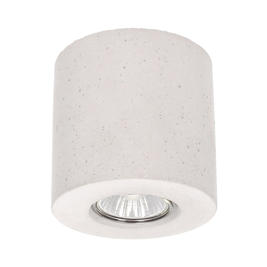 Lampa Sufitowa BRITOP Lighting Round 1xGU10 Max.6W Biały Beton, Polski Producent, 1 szt.