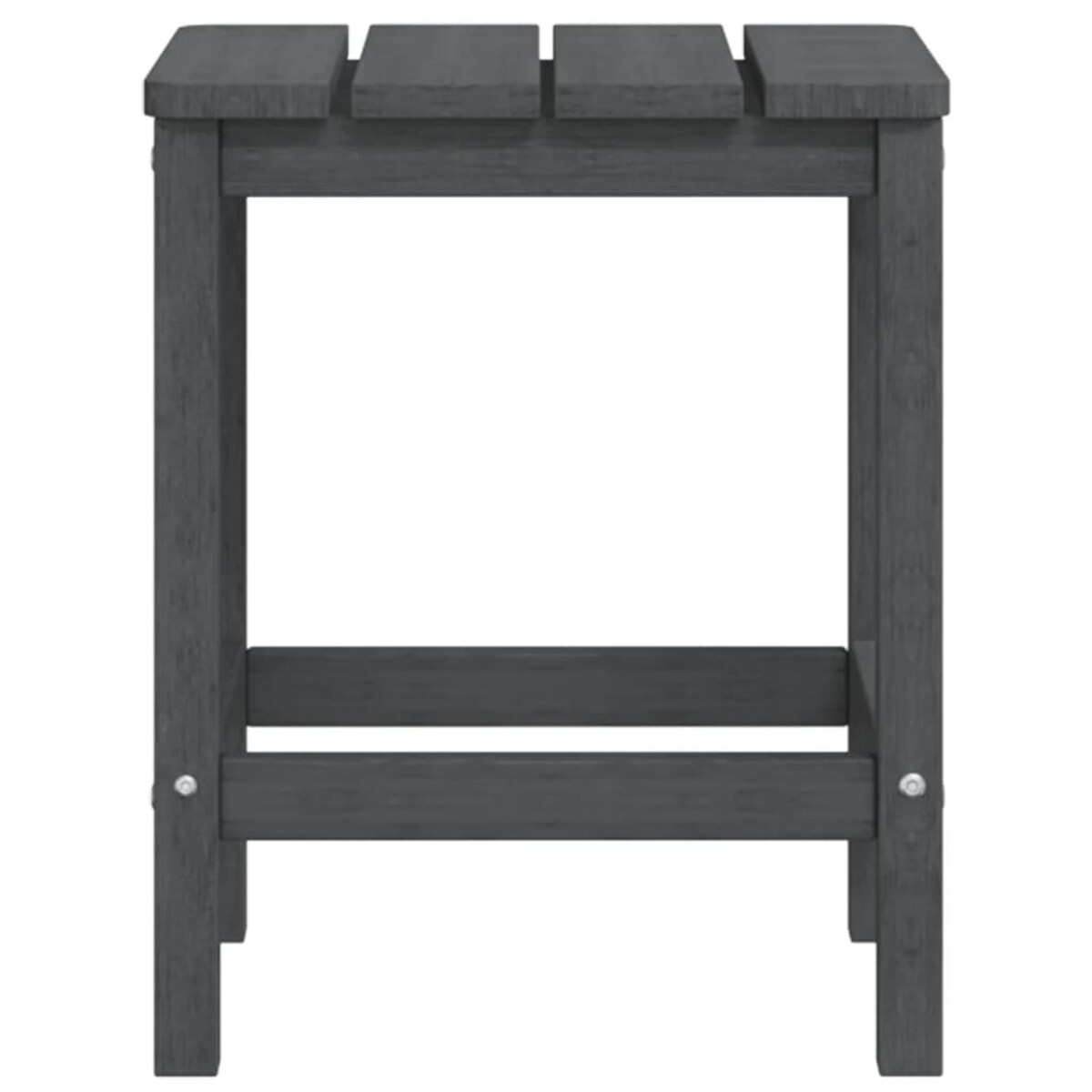 vidaXL Stolik ogrodowy Adirondack, antracytowy, 38x38x46 cm, HDPE