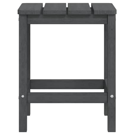 vidaXL Stolik ogrodowy Adirondack, antracytowy, 38x38x46 cm, HDPE