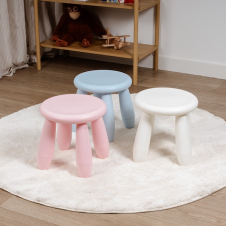 Krzesełko dla dzieci plastikowe stabilne stołek dziecięcy