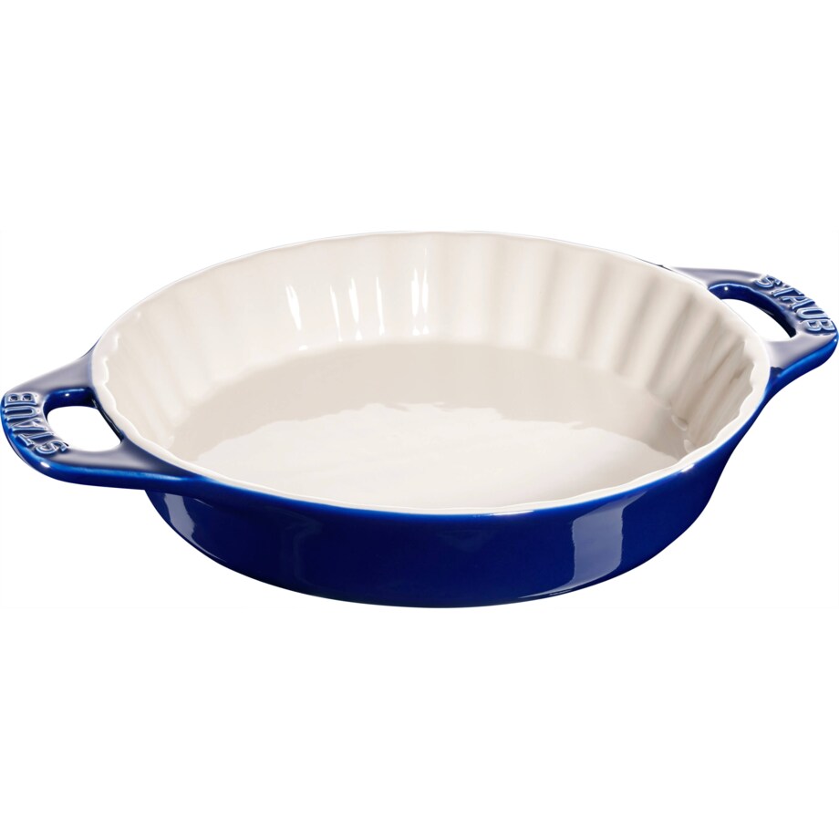Okrągły półmisek ceramiczny do ciast Staub - 1.2 ltr, Niebieski