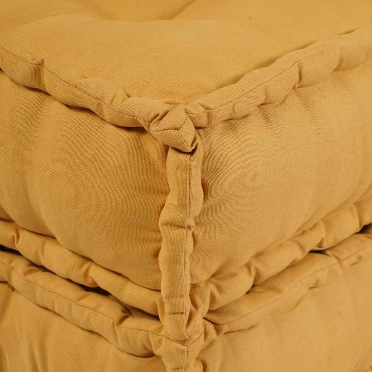 vidaXL Modułowa sofa, żółty, 70x70x54, tkanina