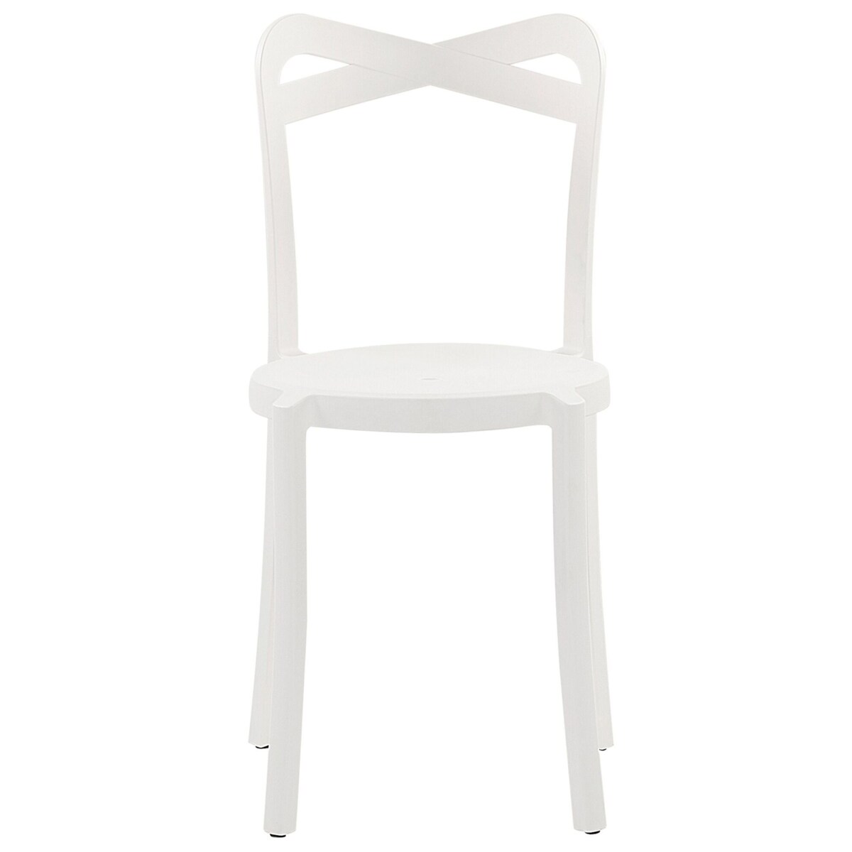 Zestaw 4 krzeseł do jadalni biały CAMOGLI