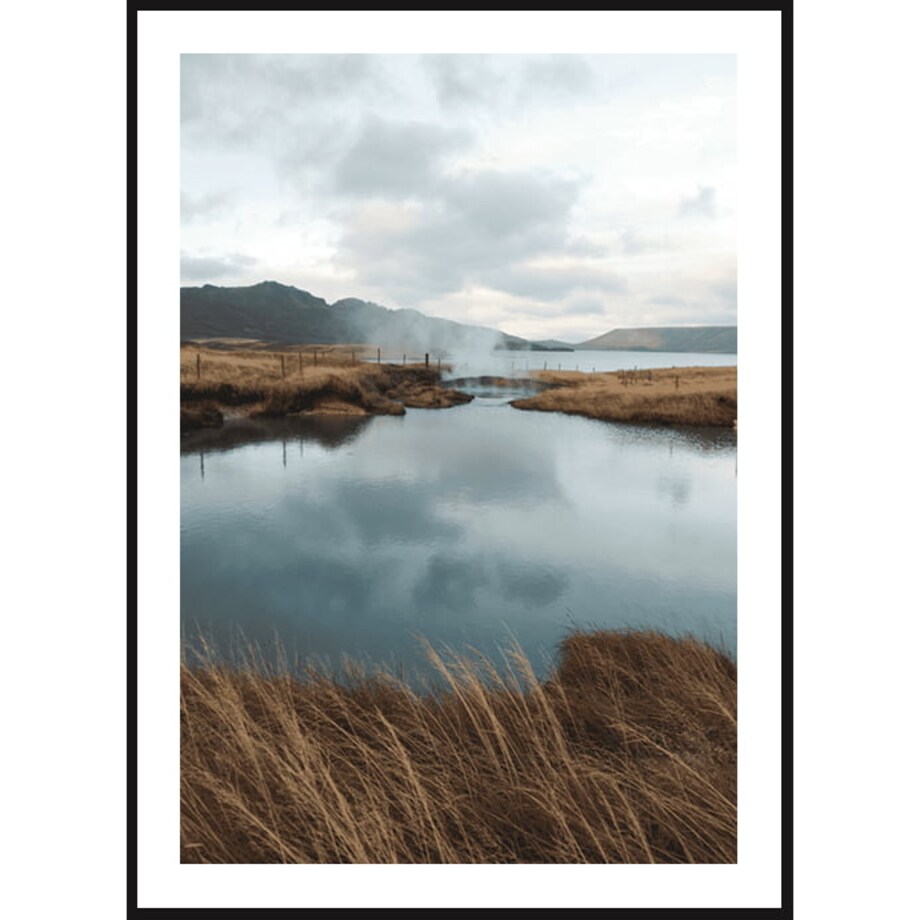 Poster Story, Plakat, Obraz - Trawa Morska nad Jeziorem, wymiary 42 x 60 cm