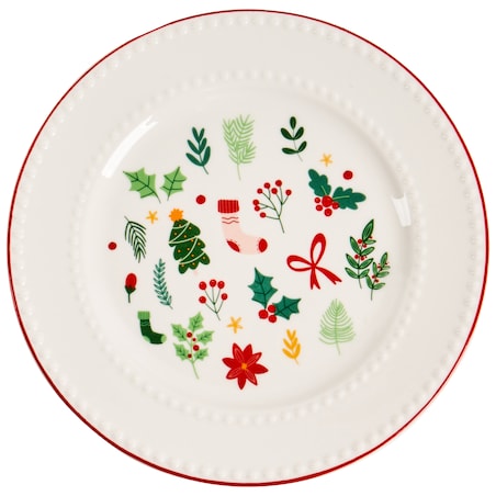 Zastawa stołowa 12-częściowa SAFFRON Porcelana Biały