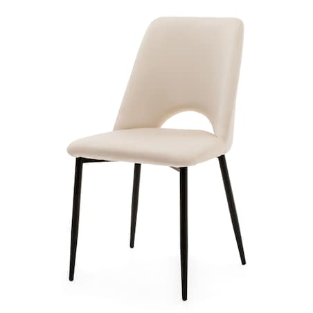 KRZESŁO TAPICEROWANE WELUROWE DO SALONU JADALNI GLAMOUR BEŻOWE ORO