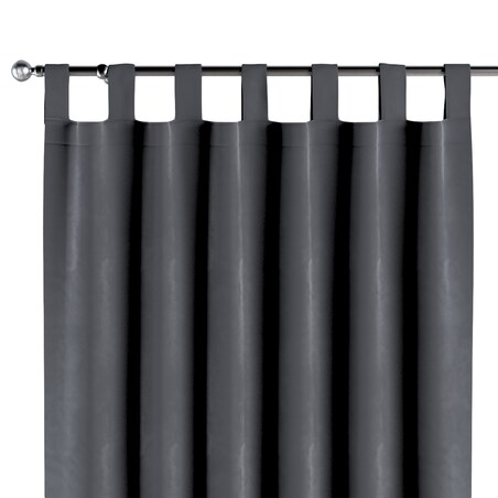 Zasłona na szelkach 1 szt. 130x260 grafitowy szary