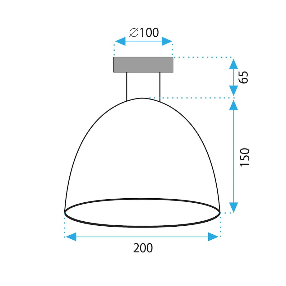 Lampa Sufitowa App1303-1C Czarny, Metal