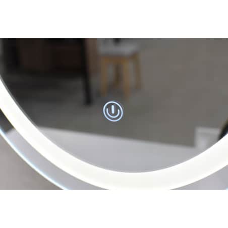 TOALETKA z lustrem LED kosmetyczna skandynawska