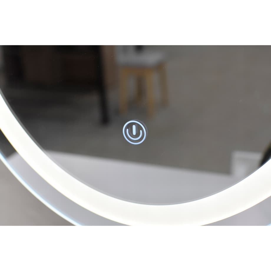 TOALETKA z lustrem LED kosmetyczna skandynawska