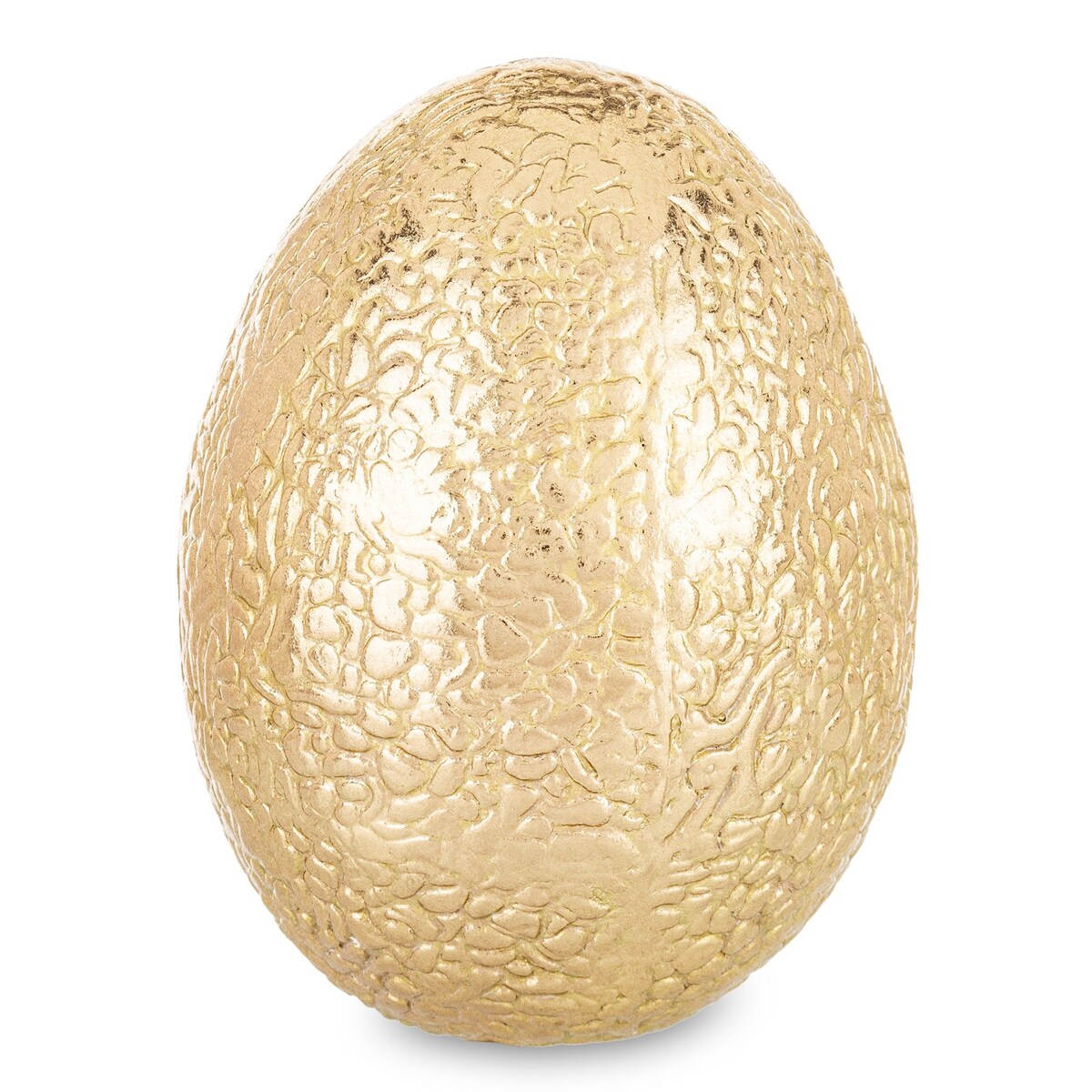 Dekoracja - złote jajko 13x9,5x9,5 cm SONA-3