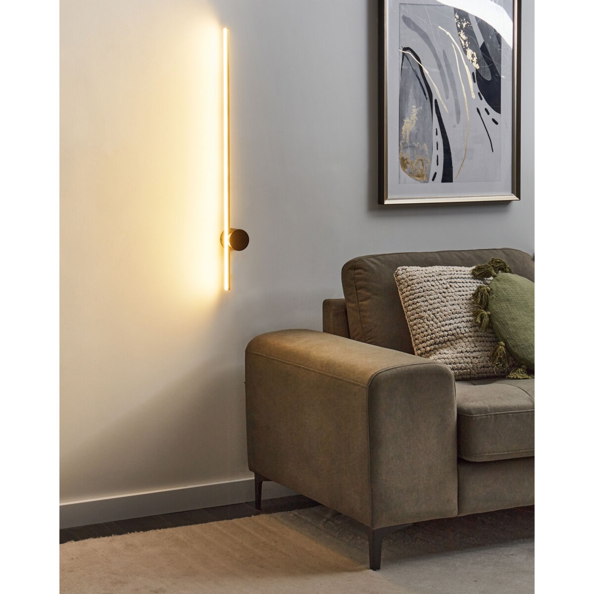 Lampa ścienna LED INGENIO Złoty Metal