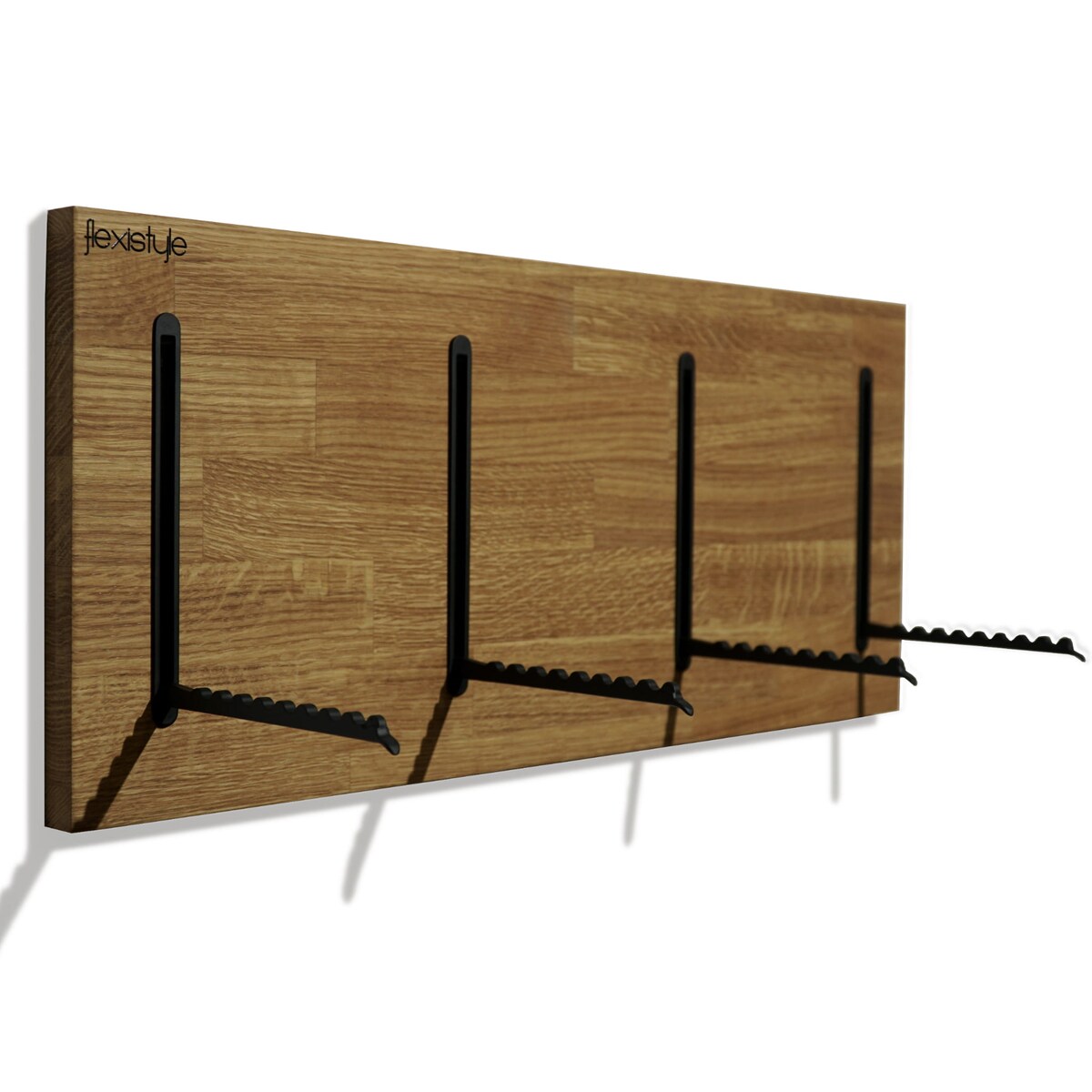 Wieszak na Ubrania Dębowy 25x60cm dębowy