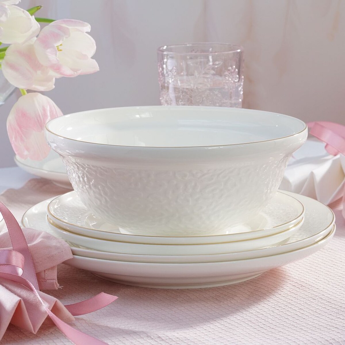 VILLA ITALIA Serwis obiadowy porcelanowy na 6 osób IDALIA