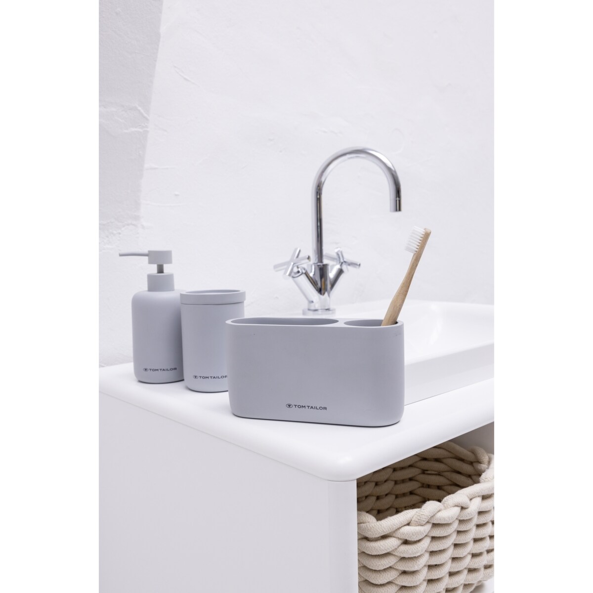 Okrągły organizer z pokrywką TOM TAILOR