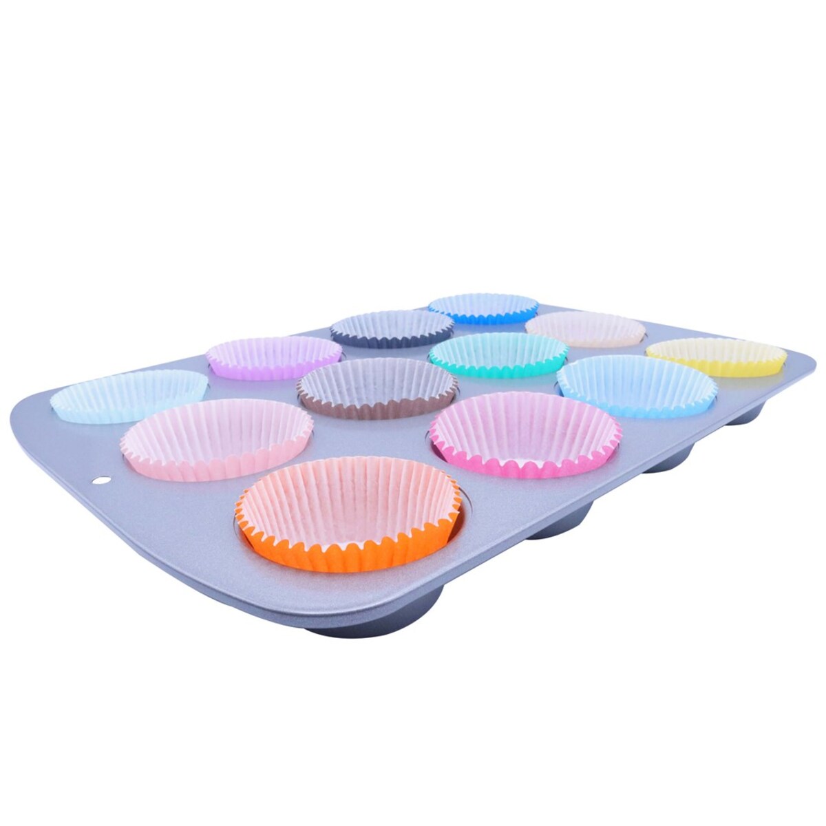 PME Papilotki do pieczenia babeczek (60 sztuk) błękitny