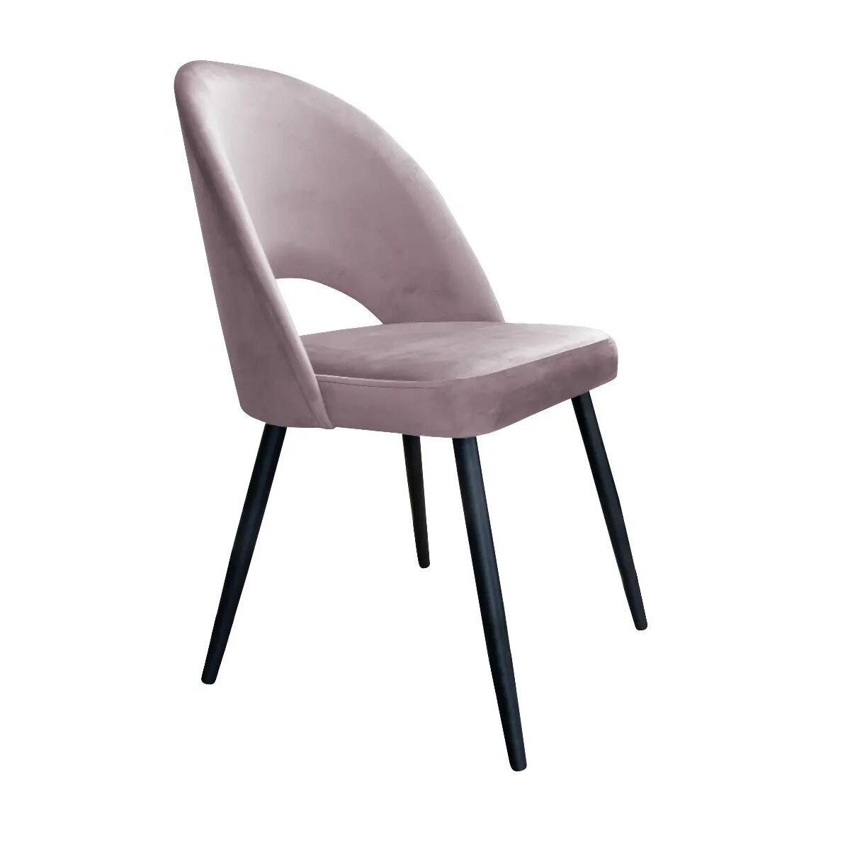 Krzesło ISKAR VELVET jasno różowe