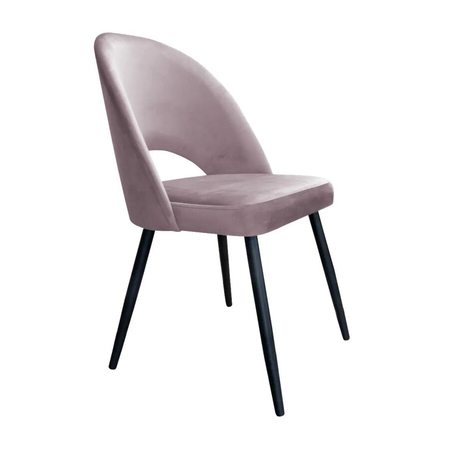 Krzesło ISKAR VELVET jasno różowe