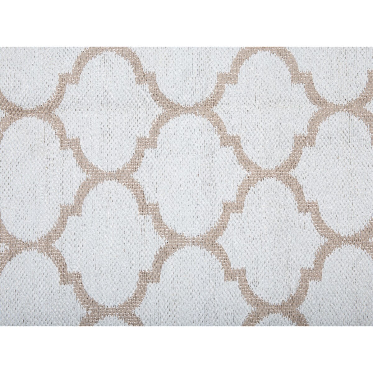 Dywan zewnętrzny dwustronny 140 x 200 cm beżowy AKSU