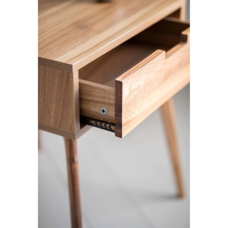 Mini komoda, stolik pomocniczy z szufladą, drewno olchowe, WENKO