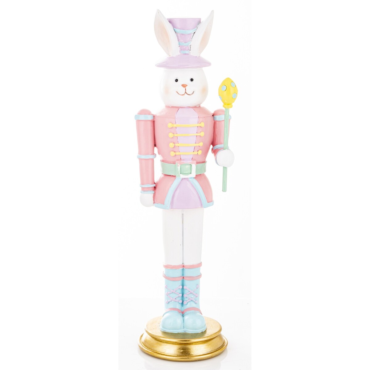 Figurka - Królik w różowym mundurze 28x7,5x8 cm SUNDALO