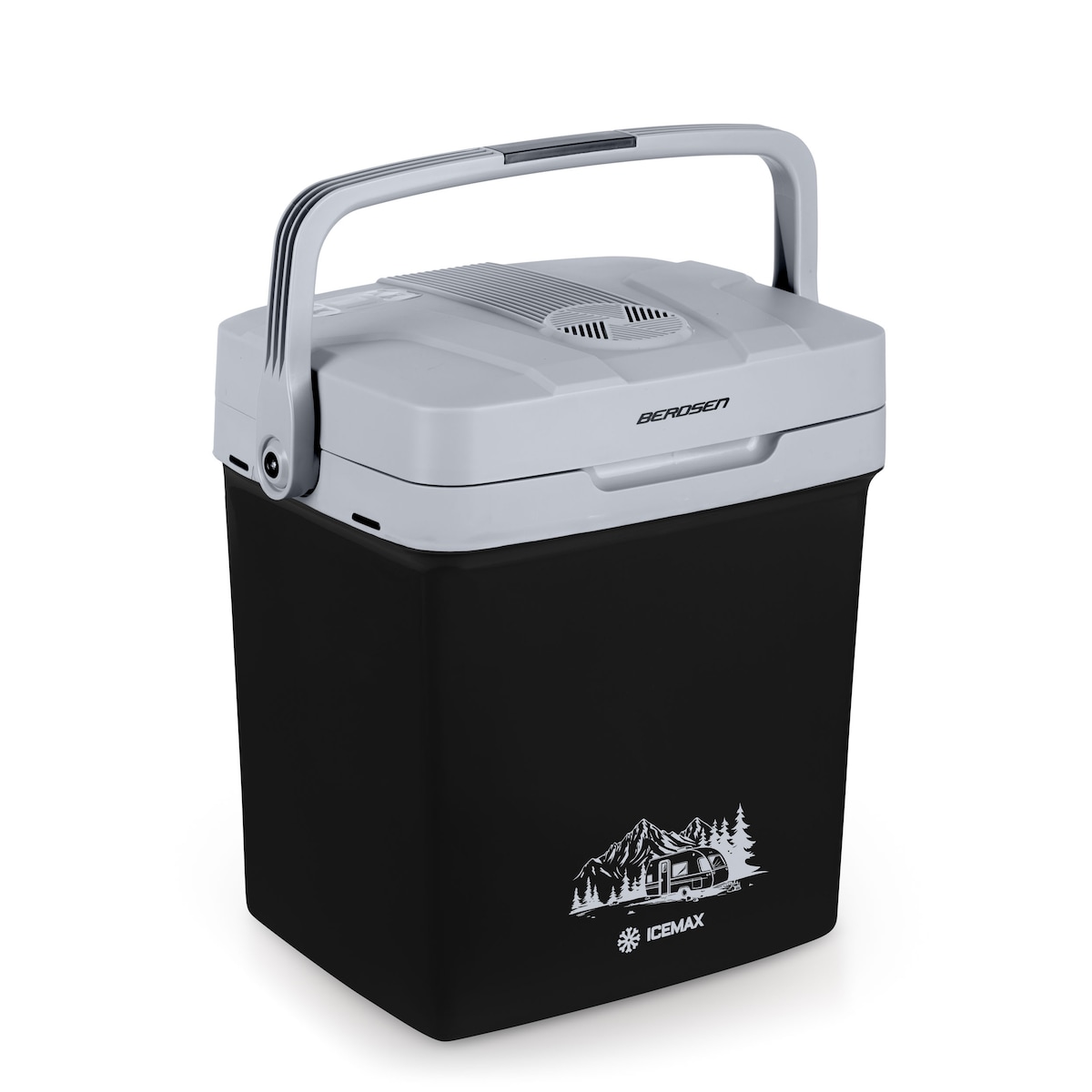 Lodówka turystyczna samochodowa 12V/230V USB funkcja grzania 26l Berdsen