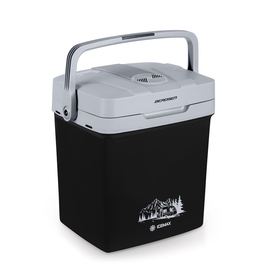 Lodówka turystyczna samochodowa 12V/230V USB funkcja grzania 26l Berdsen