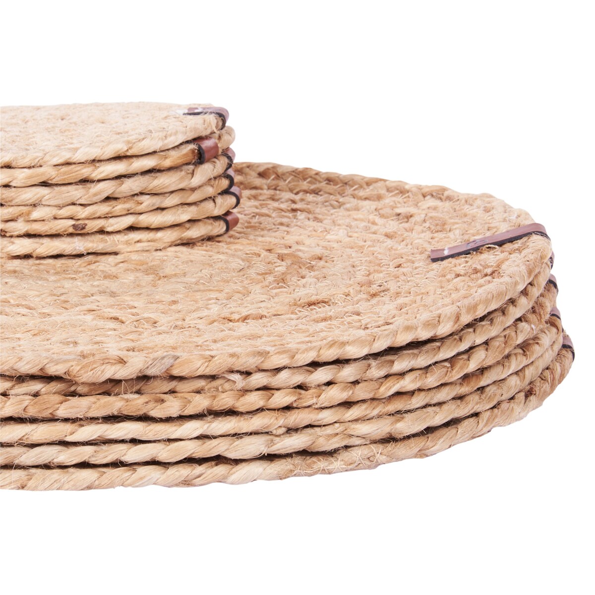 Zestaw 12 podkładek na stół BUSHYLARK Naturalny Juta