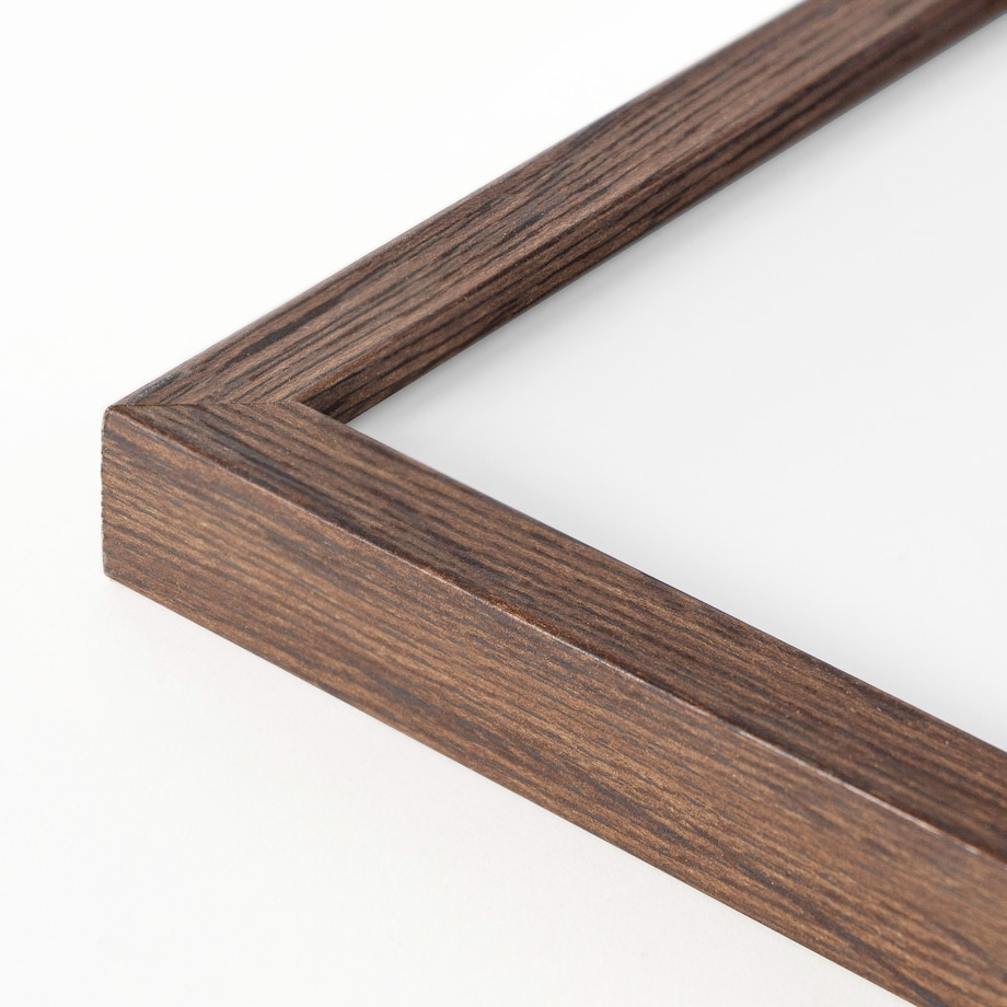 Brązowa ciemna ramka na zdjęcia 10x15 cm rama MDF z plexi wisząca stojąca klasyczna ramka